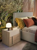 Dormitor Zoe — Nuc brunit & Talc — 2