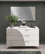 Bedroom Vanessa — Grey oak & Snow white — 2