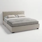 Pat tapițat Luna — 2