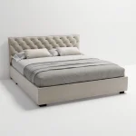 Pat tapițat Mona — 2